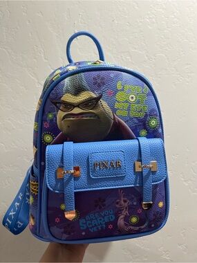 Pixar Wondapop Monsters Inc Kids Blue Backpack